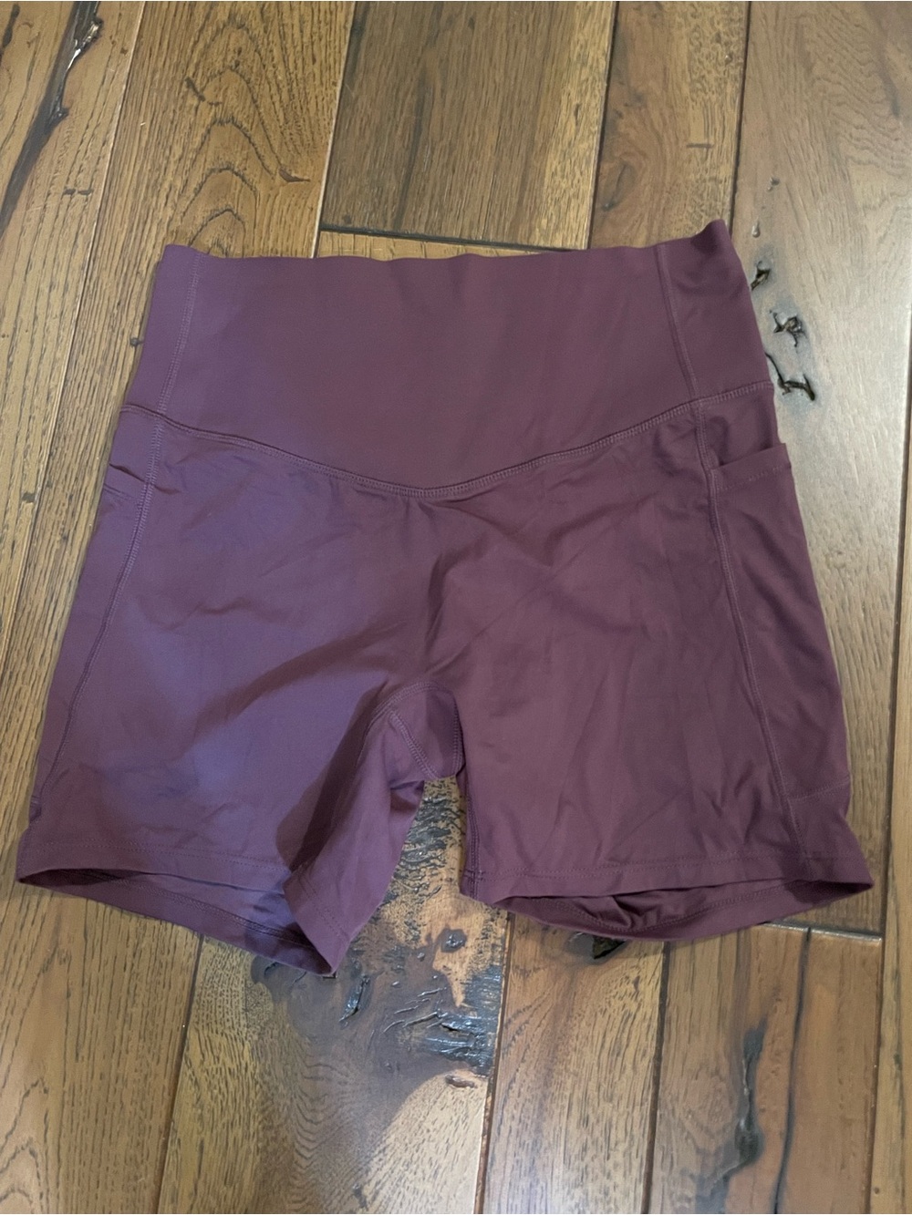 HALARA High-Rise Bike Shorts - Plum NWT